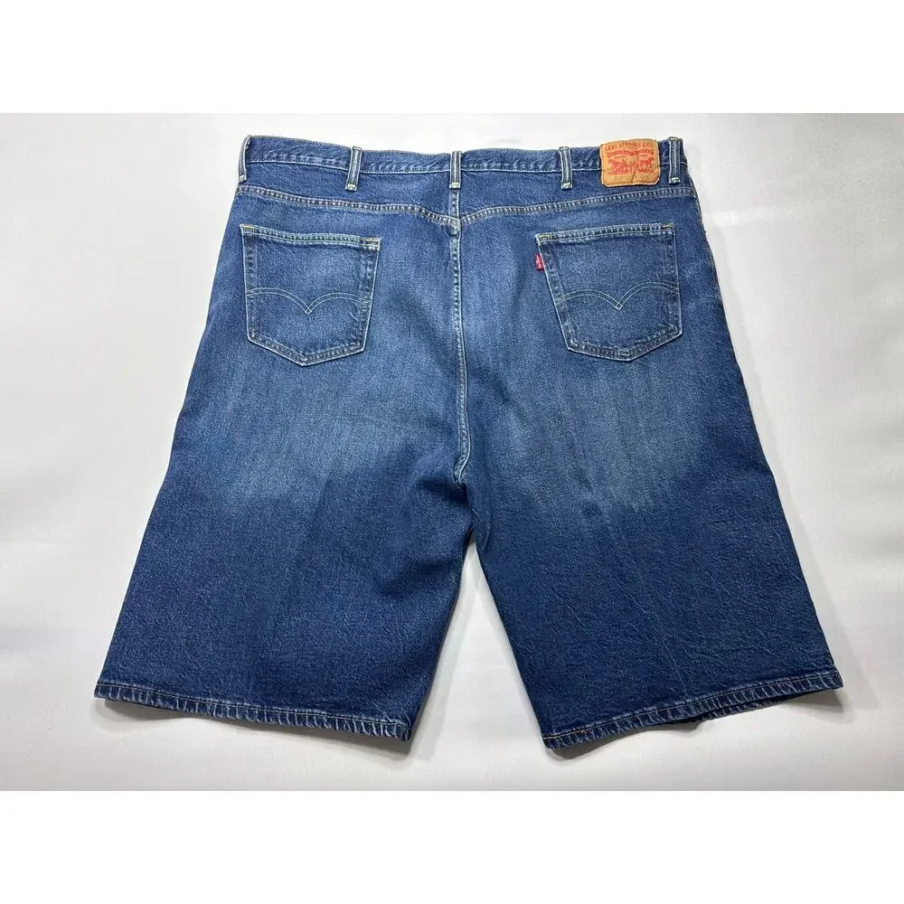 Levi's 569 Men's Loose Fit‎ Blue Denim Shorts - Size 44 (45x12)